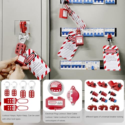 SAFBY 2-in-1 Lockout Tagout Safety Kits - Image 5