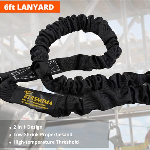 TRSMIMA Full Body Harness with Shock Lanyard - Image 5