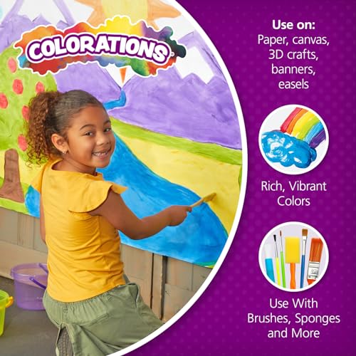 Metallic Black Washable Tempera Paint for Kids - Image 4