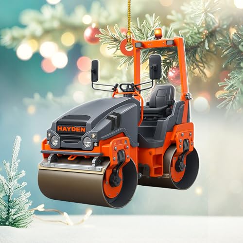 Personalized Asphalt Paver Ornament for Workers - Image 6