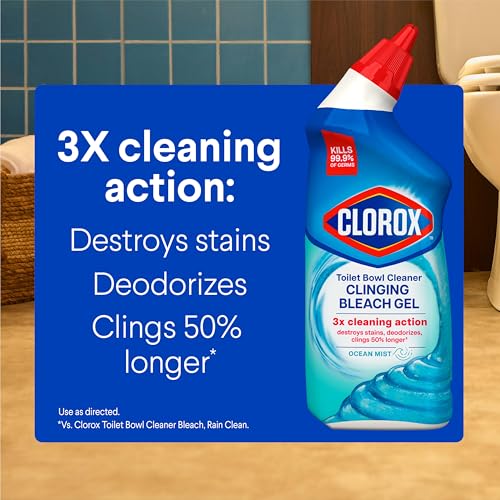 Clorox Bleach Gel Toilet Cleaner, Ocean Mist - Image 2