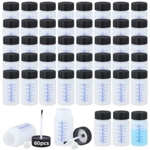 60 Pcs 2 Oz Touch Up Paint Bottles