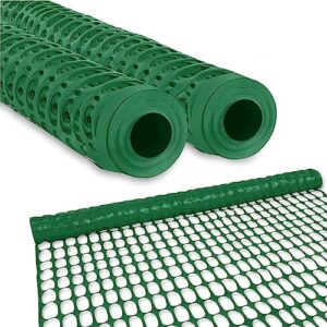 BISupply 300ft Green Temporary Yard Fencing