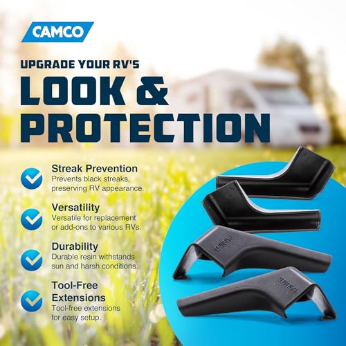 Camco RV Gutter Spouts with Extensions (4-Pack) - Image 2
