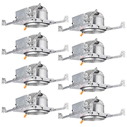 TORCHSTAR 8-Pack 6 Inch Recessed Lighting Housing