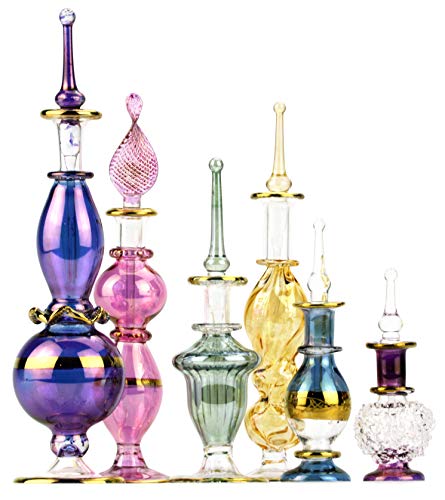 NileCart Egyptian Perfume Bottles Set of 6