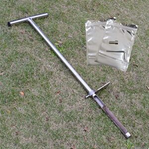 36" Stainless Steel Soil Probe with Foot Pedal