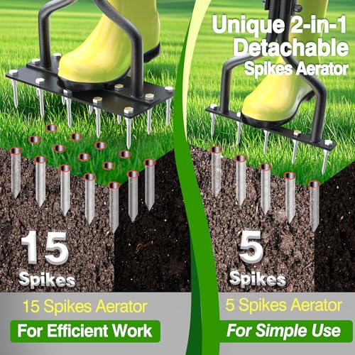 Aneeway 2-in-1 Lawn Aerator Tool - Image 4