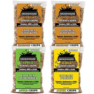 Smokehouse Wood Chips Assortment - 4 Pack