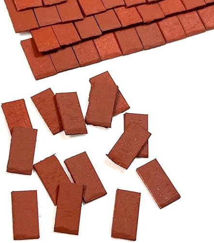 Tiny Tiles 250-Piece Terracotta Roof Tiles