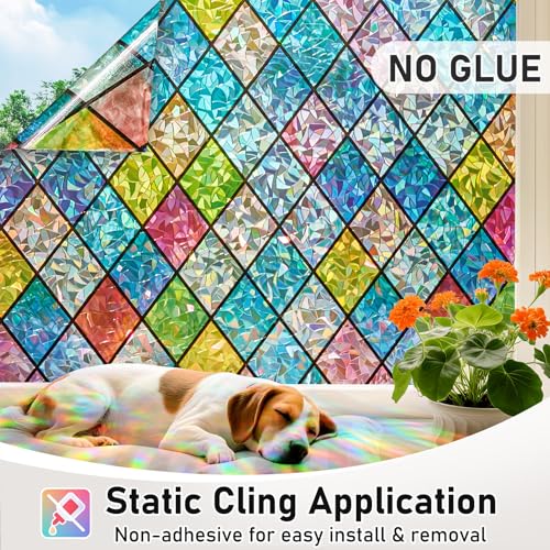 Sunbaby 3D Rainbow Window Privacy Film - Image 5