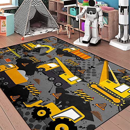 CAFCIOYG Boys Construction Play Mat 3'×4' - Image 5