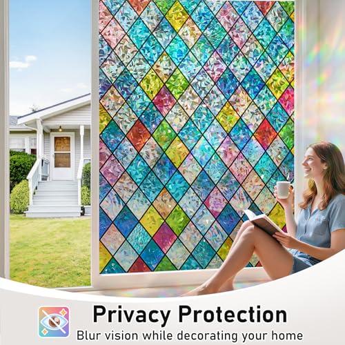 Sunbaby 3D Rainbow Window Privacy Film - Image 4