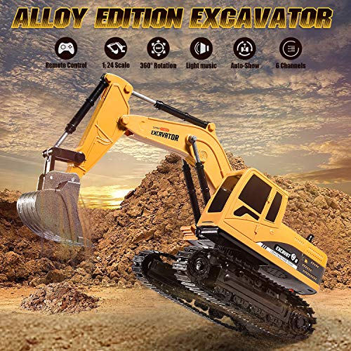 Onadrive Remote Control Excavator Toy for Kids - Image 3