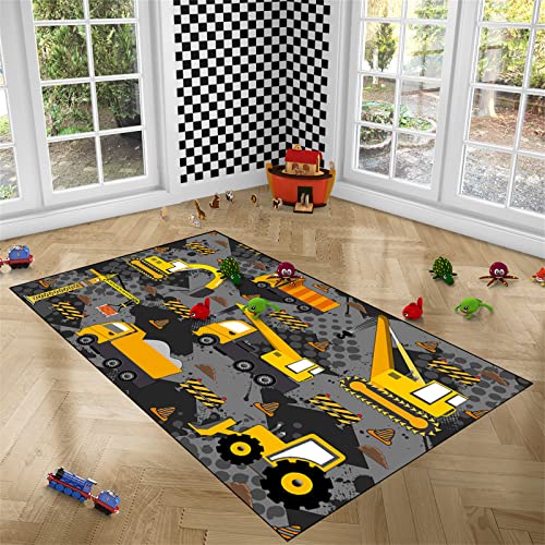 CAFCIOYG Boys Construction Play Mat 3'×4' - Image 6