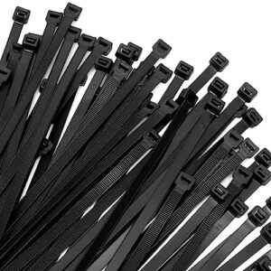 12" Heavy Duty Zip Ties, 100 Pack